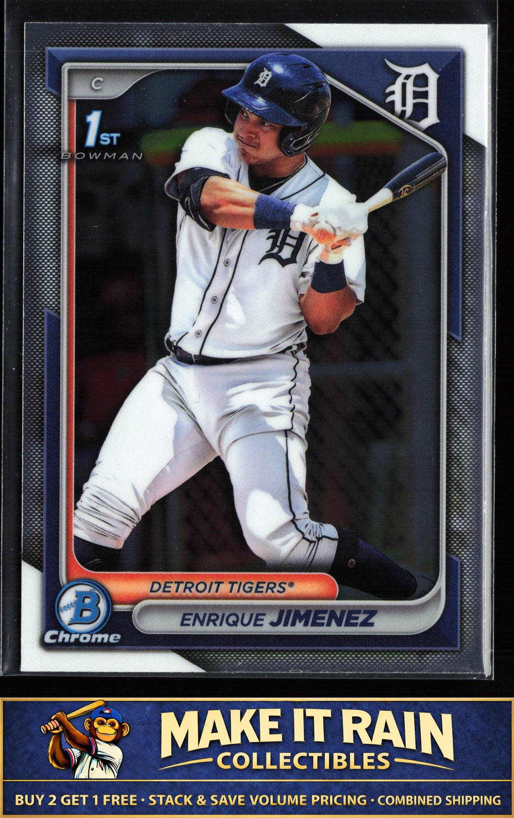 Enrique Jimenez 1st 2024 Bowman Chrome Prospects #BCP-31 Detroit Tigers