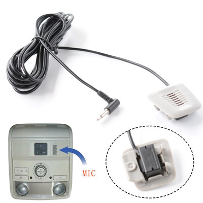 Car Audio Microphone 3.5mm Mic Stereo Wired External Microphone For BMW New
