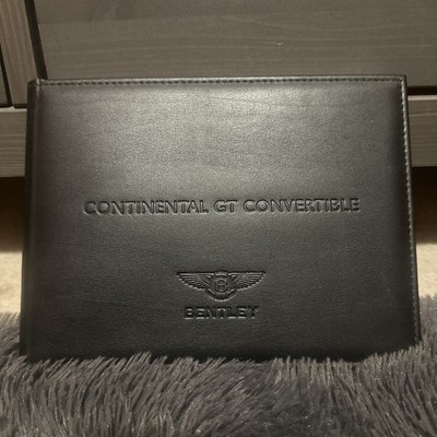 2014 Bentley Continental GT Convertible Owners Handbook