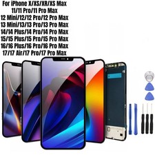 For iPhone Max 11 12 13 14 15 16 17 OLED LCD Touch Screen Digitizer Assembly Lot