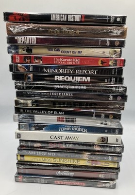 Lot of 20 Sealed DVDs Mixed Genres Drama Action Sci-Fi Horror Marvel Comedy