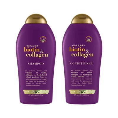 OGX Biotin & Collagen Shampoo & Conditioner 2er Pack x 577ml