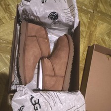 UGG Kids Classic Ultra Mini Brown Suede Ankle...