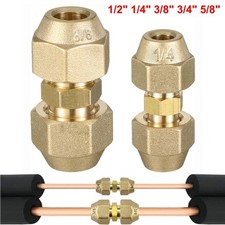 With Flare Nuts Copper Connectors  HVAC Air Conditioning Refrigeration