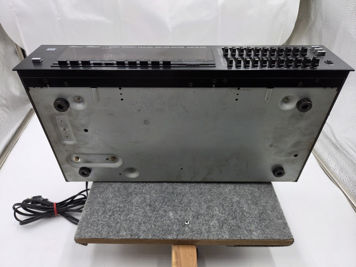 ADC Sound Shaper Ss-412x Stereo Frequency Equalizer Spectrum 