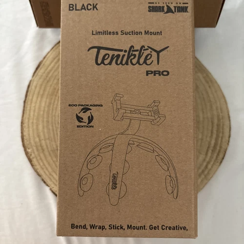 Tenikle Pro Flexible Tripod Bendable Suction Cup Camera & Phone Mount Black