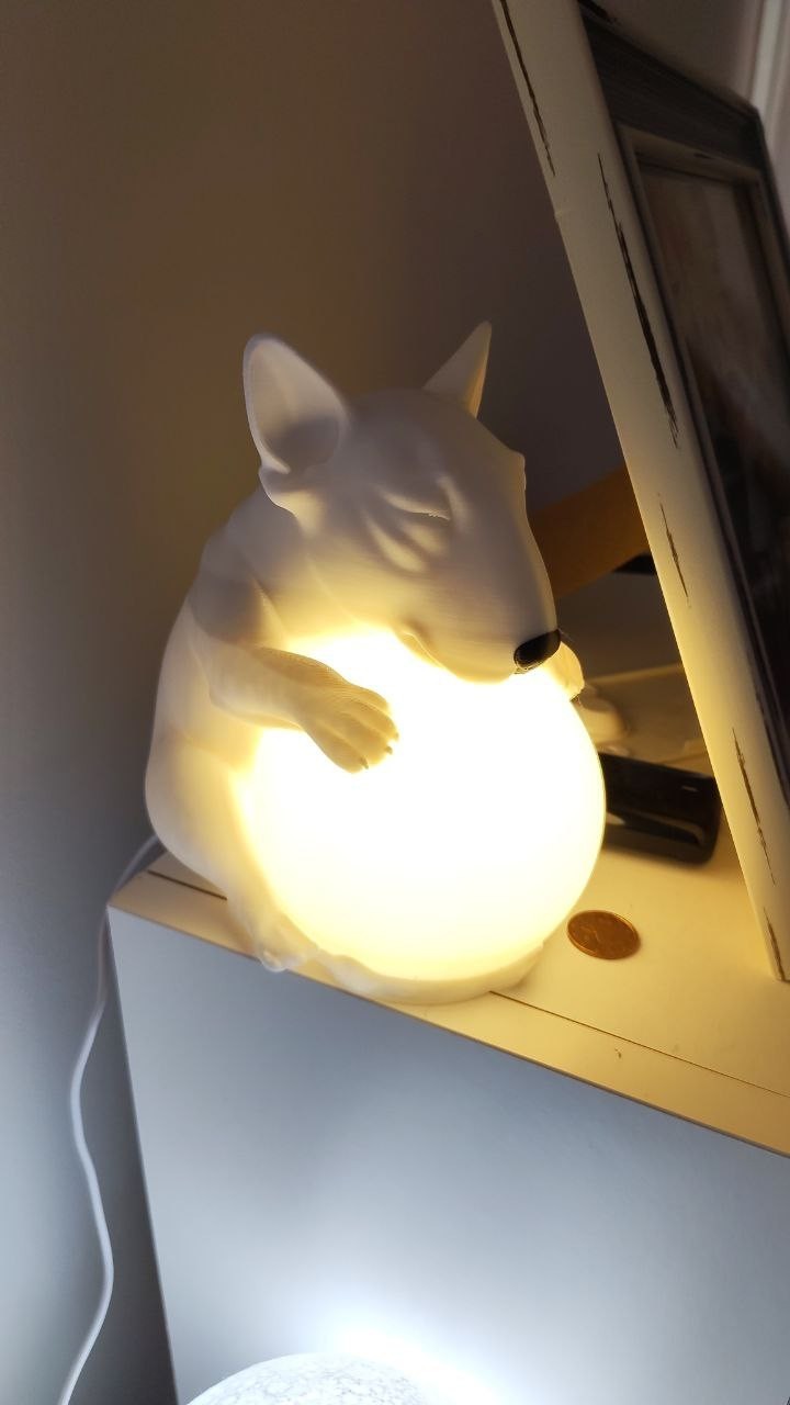 Lampada Bull Terrier Stile Industriale | Complemento Arredo Retro - 1