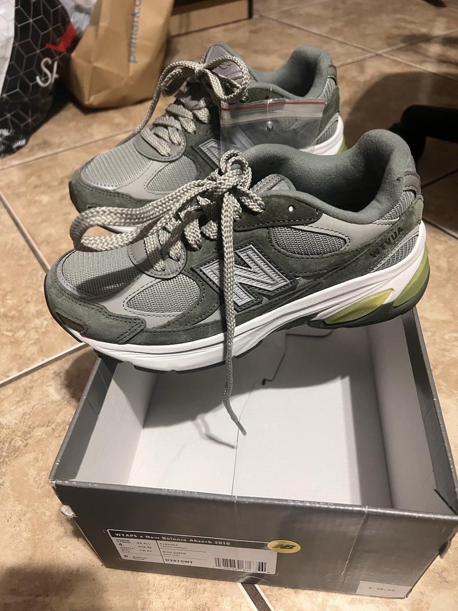 New Balance X WTAPS Abzorbz 2010 Iron Olive Agave Size 4 Men's