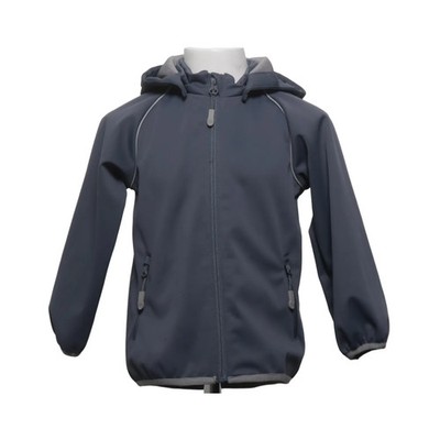 Wheat, Softshelljacke, Unisex (Kinder), Größe: 104, Grau, Polyester #SYR