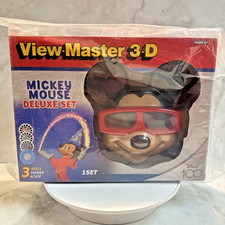NEW RETRO VIEW MASTER 3D Mickey Mouse Deluxe Set, Disney 100 Edition EBC11