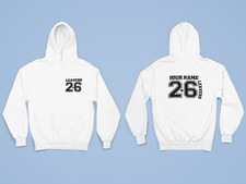 Personalised Custom Leavers 2024 Hoodie Your Name School Students Party Gifts