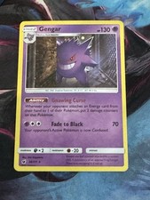 Gengar 38/111 Holo Rare Sun & Moon Crimson Invasion LP *HUGE HOLO BLEED* Error on eBay