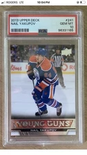 Nail Yakupov 2013 Upper Deck Young Guns #241 Rookie Card PSA 10 Oilers 1st Pick