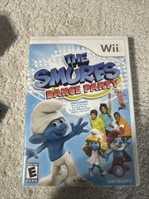 Ubisoft The Smurfs Dance Party Nintendo Wii Music Dance Good Condition