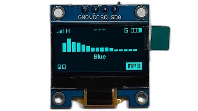 CHRISTIAN'S TECHNIK SHOP 0,96" OLED Display | 128 x 64 | SSD1306 | I2C/IIC | blau