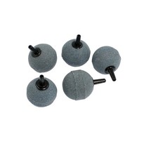 5 pcs LONG-LASTING Round Air Stone 1.2" Dia. Aquarium Fish Tank Aerator Diffuser