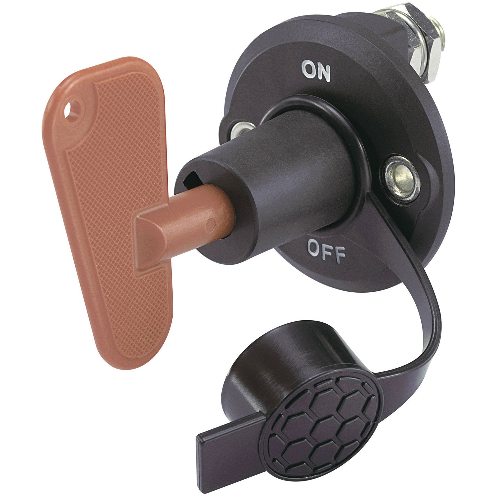 TruComponents Battery Switch Panel 1xOff/On Non-Illum Bolt