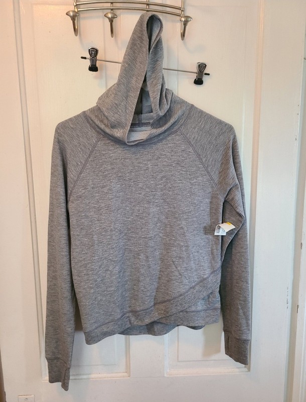 Danskin Girls Size Xl 14-16  Grey Thin Hood