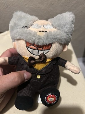 2017 Captain Underpants Professor Poopypants 8'' Plush Read
