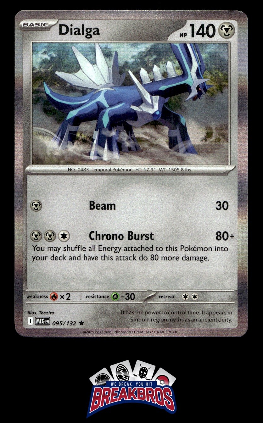 Dialga ME01: Mega Evolution #095/132 Rare,Holo