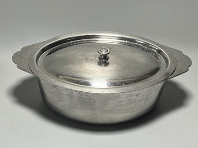 Vintage Gemco Japan Stainless Steel Oval Casserole Vegetable Dish With Lid