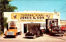 Miami, FL Florida THERMO KING JONES & SON REFRIGERATION  Advertising Postcard