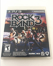 Rock Band 3 (Sony PlayStation 3) T NTSC-U/C 2010 Multiplayer Online