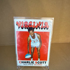 The Sporting News 1970-71 Charlie Scott Virginia Squires #190 Rookie ABA Card. rookie card picture