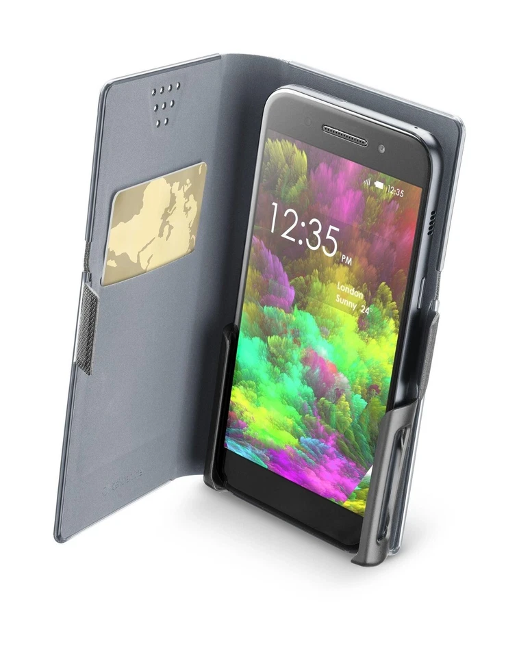 Cellularline Slide & Click - L: (Misure max telefono: 90mm X 170mm) - Photo 3/4