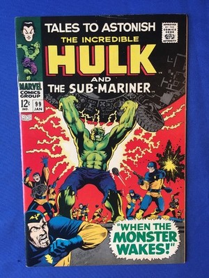 Tales to Astonish #99 VFN- (7.5) MARVEL ( Vol 1 1967) Hulk, Sub-Mariner