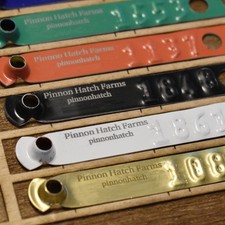 Custom Laser Engraved Leg Bands ID Identifica...