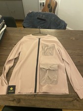 Men’s Newells Cultura Del Terrazzo Zipper Cardigan In Pink , Medium .