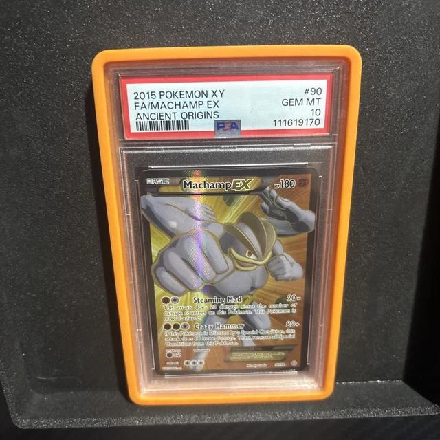 Pokemon Machamp EX Ancient Origins Full Art 90/98 PSA 10 Gem Mint