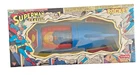 Superman Classic Rocket Tin Toy Friction Motor DC Comics 2001 Schylling