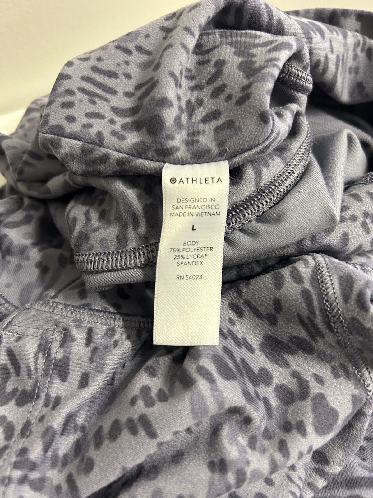 Gray Patterned High-Waist Lounge Pants - image 5