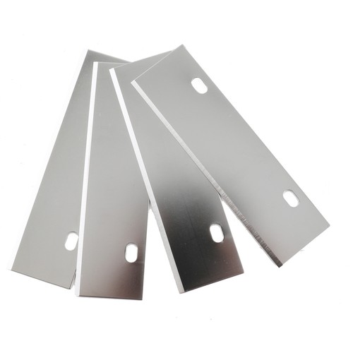Grillschaber BBQ Grill Flache Platte Reinigungs Schaber mit 4x Edelstahlklinge - Afbeelding 13 van 16