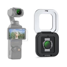 NEEWER Variable ND Filter DJI Osmo Pocket 3/4, Magnetic ND2-32, Screen, Case