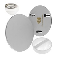 Abdeckhaube Duschabfluss 115Mm Edelstahl Passend FüR Viega Tempoplex Haube Kappe