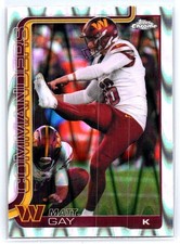 2025 Topps Chrome #300 Matt Gay Raywave Refractor