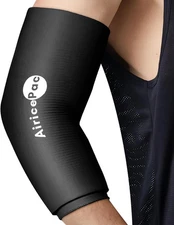 Elbow Ice Pack Wrap Compression Sleeve for Injuries, Reusable Gel Cold Packs
