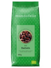 Mundo Feliz Organic Dried Pitted Dates 2 x 500g Sun-Dried Natural Vegan Snack 11.91 per kilo