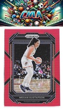 2023 Panini Prizm WNBA #46 Megan Gustafson Red #/199