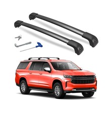 330lbs Lockable Roof Rack Cross Bars for 2021 2022 2023 2024 2025 2026 Chevro...