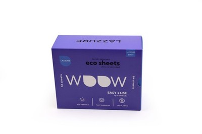 Lazzure Eco-Friendly Laundry Detergent Sheets   64 Biodegradable Sheets