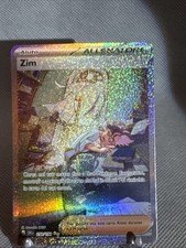 Carta Pokémon 250/198 ZIM Full Art Secret Rara Near Mint Come Nuova