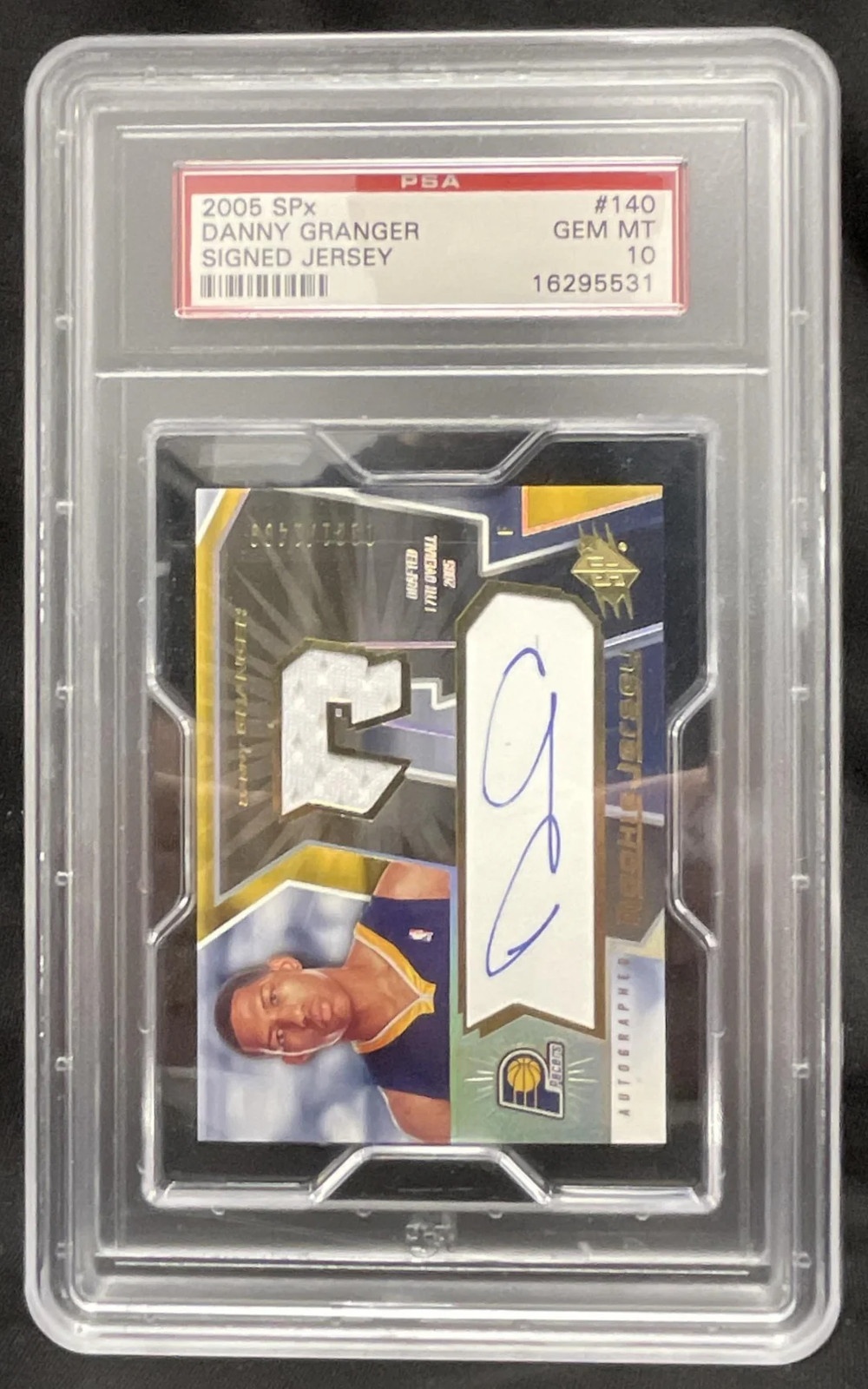 2005-06 SPx #140 Danny Granger RC Auto /1499 PSA 10