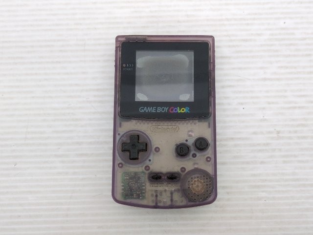 AS IS-Game Boy Pocket Console (MGB-001 / Clear Purple) GameBoy JP  9000025568845