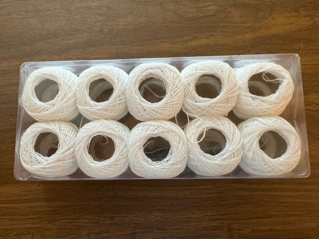 Cotton Crochet/Embroidery Thread/Yarn-Set of 10 Rolls-15 DMC Colors Available