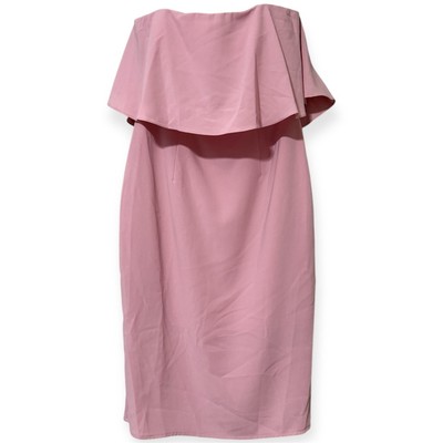 Style State women s large Elegant blush Pink dress with removable straps wedding