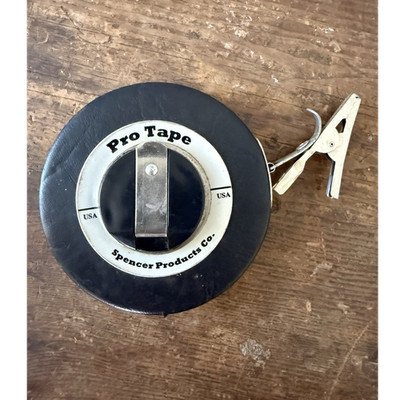 Spencer Pro Tape 35' Chrome-Clad Diameter Logger Tape SP35DCR - Made in USA